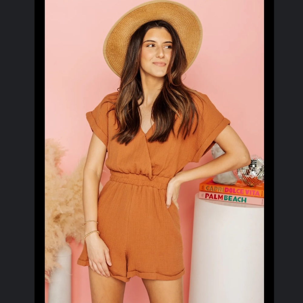 Lush Tan Jumpsuit